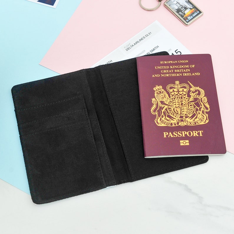 Kids Blue Plane Custom Name Passport Cover Passport Cover Etsy