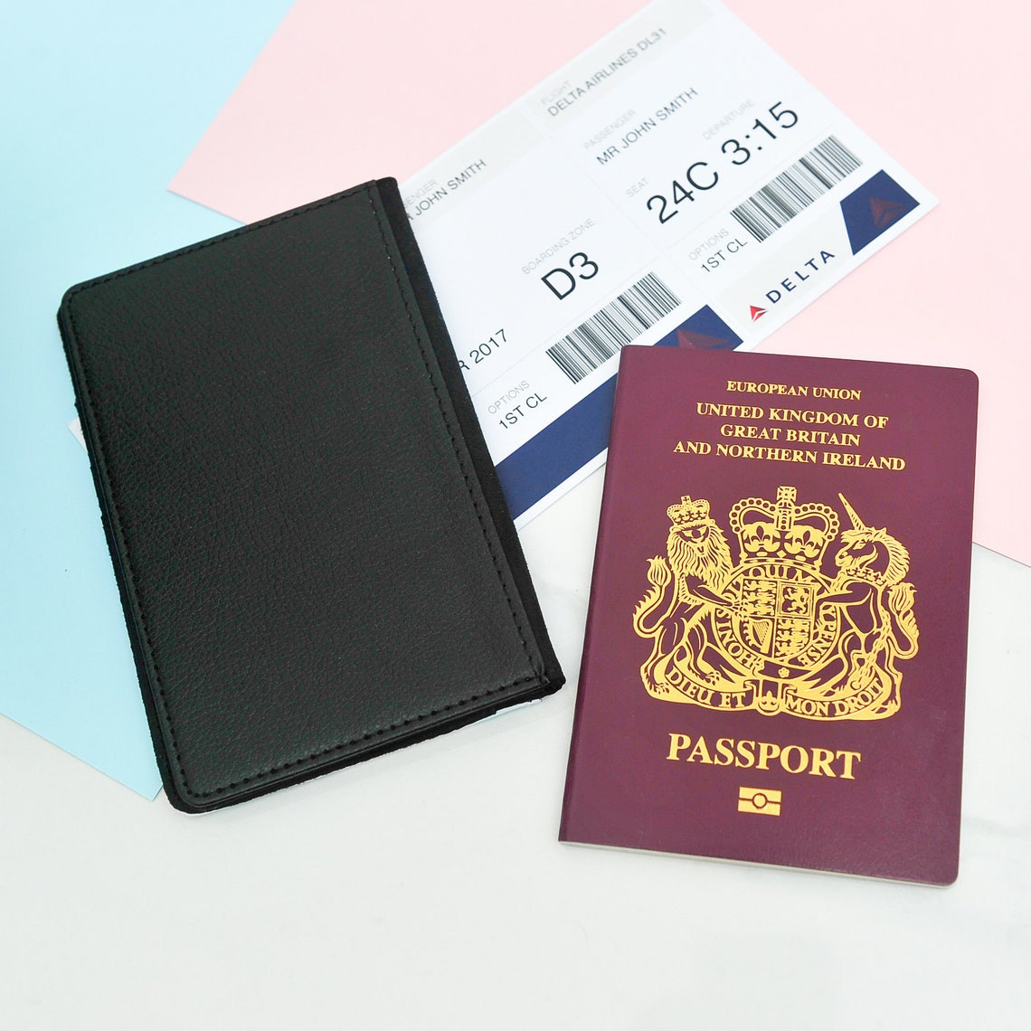 Pink Travel Custom Initials Passport Cover Passport Cover Etsy