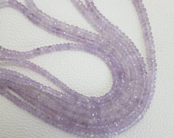 Scorolite Faceted beads, AAA quality faceted Scorolite beads, Scorolite faceted Rondelles beads, Size 4-5mm, 16 inches strand Loose Gemstone