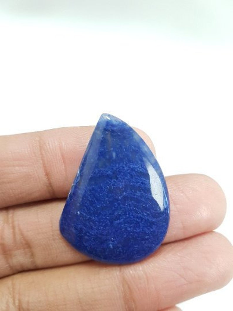 Blue Quartz CabochonNatural Blue Quartz Smooth Fancy Loose Etsy