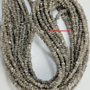 Uncut Natural Diamond Rough Beads,Natural Diamond Rough Gemstone Beads,Jewelry making Natural Diamond Beads,Size 2.25-4.50mm