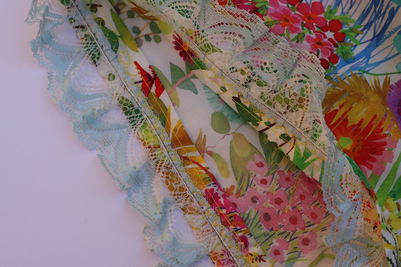 Women's Shorts, Sleep Shorts, Pajama Shorts, Liberty of London, Lace, Home Wear, Lounge Wear, Floral Shorts, Exclusive, Limited Edition image 4