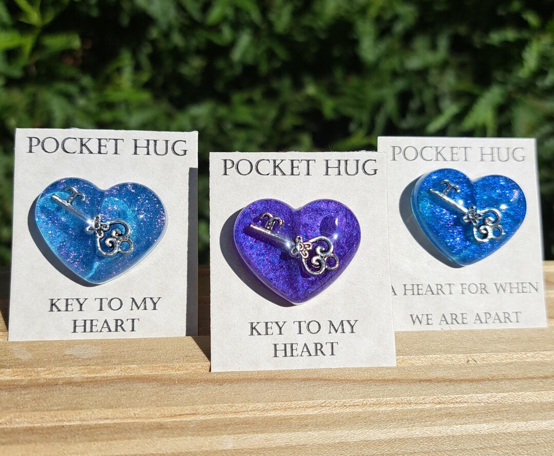 Pocket Hug - Key to My Heart - Etsy