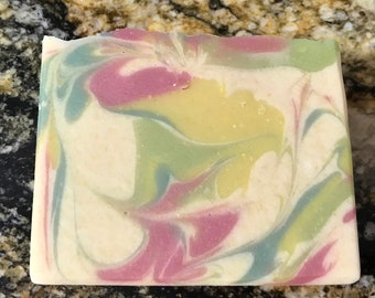 Spring Rain Goat Milk Soap by Nanny’s Udderly Smooth