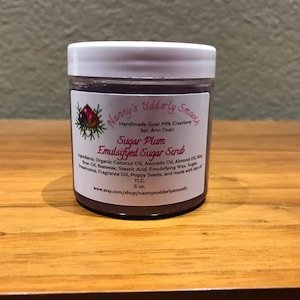Emulgierte Zuckerpeeling handgefertigt von Nanny’s Udderly Smooth