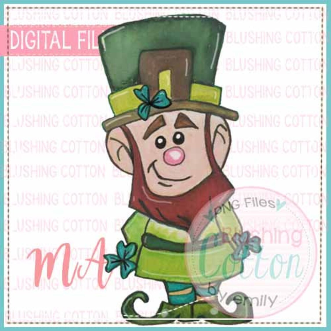 Leprachaun Design PNG Artwork Digital File for printing and | Etsy