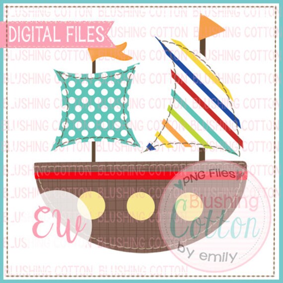 Pirate Ship Png Watercolor Design Artwork Digital File For Etsy