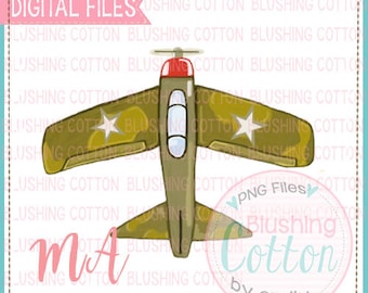 Plane Watercolor Design PNG Artwork Digital File-für Druck und anderes Handwerk