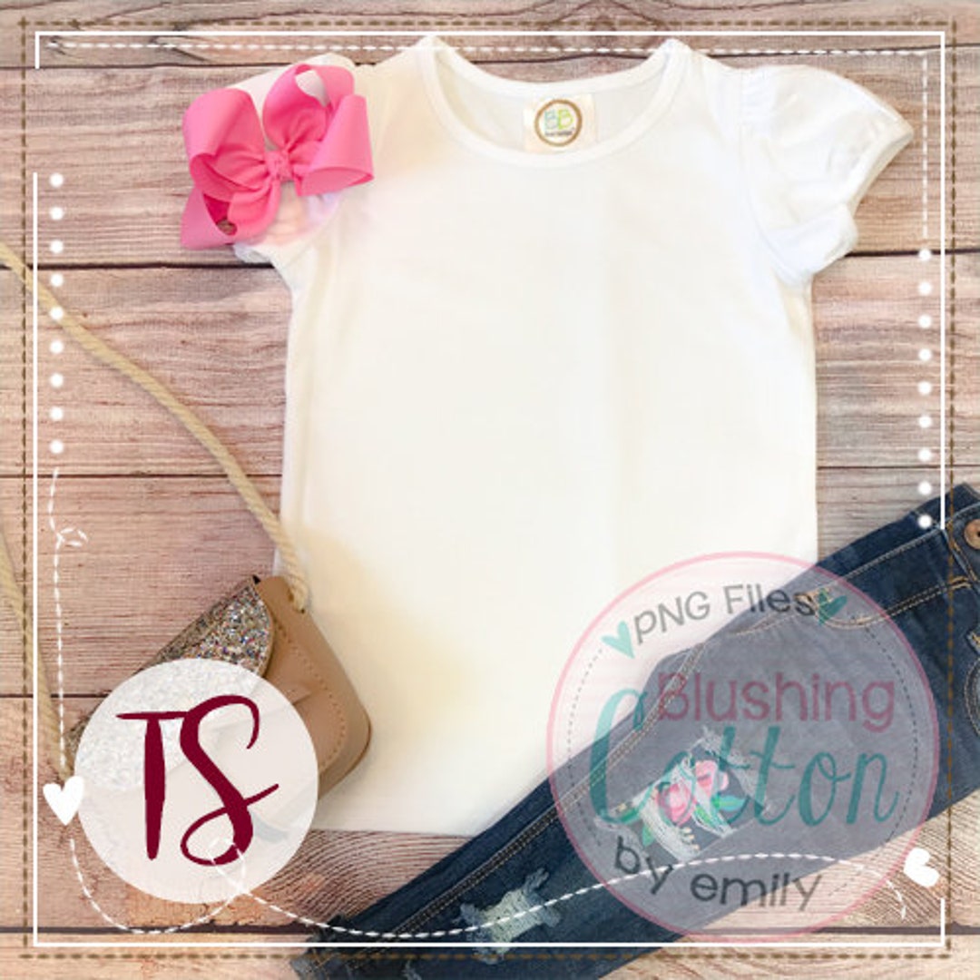 Digital File Only BB Blanks White Short Sleeve Top With Bag Etsy