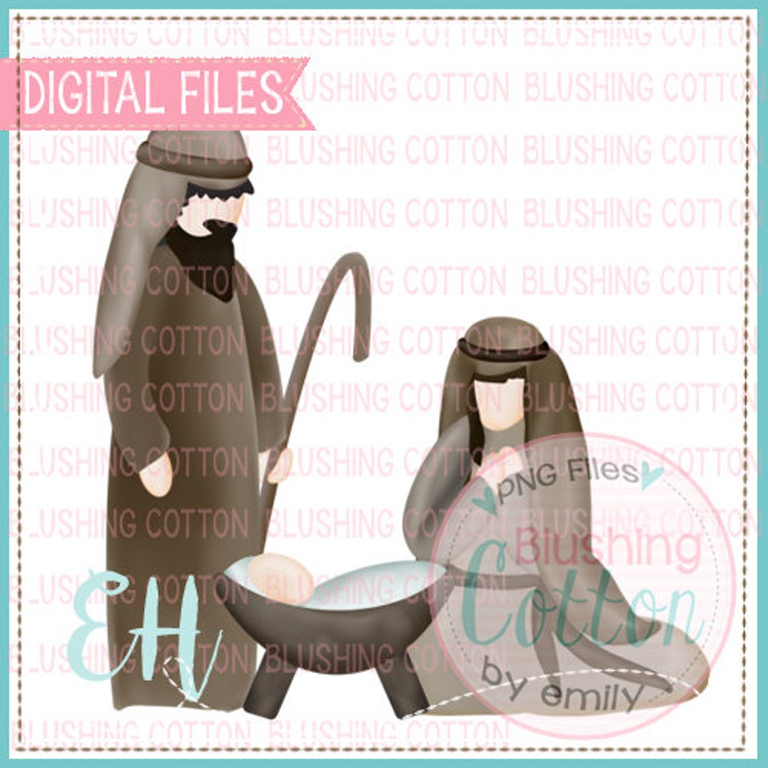 Rustic Nativity Background Rustic Nativity Design PNG Artwork Digital File - for Printing and ...
