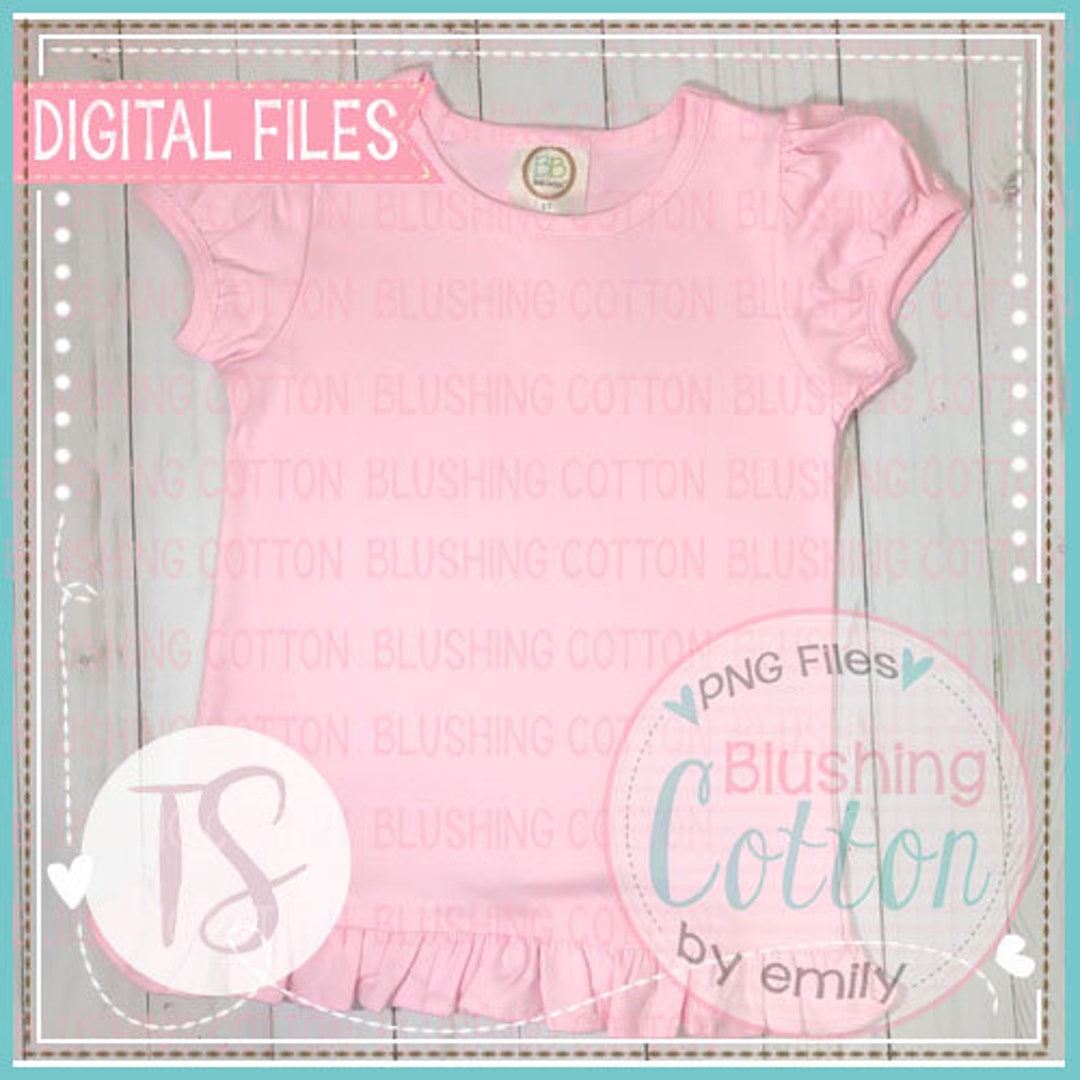 Digital File Only BB Blanks Dark Pink Puff Short Sleeve Top Etsy