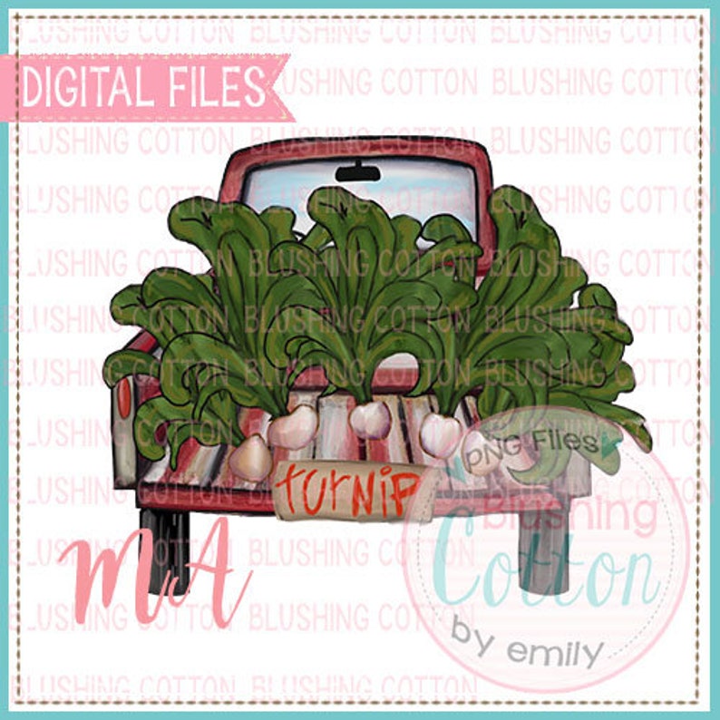 Turnip Truck Design PNG Artwork Digital File for Printing Etsy UK