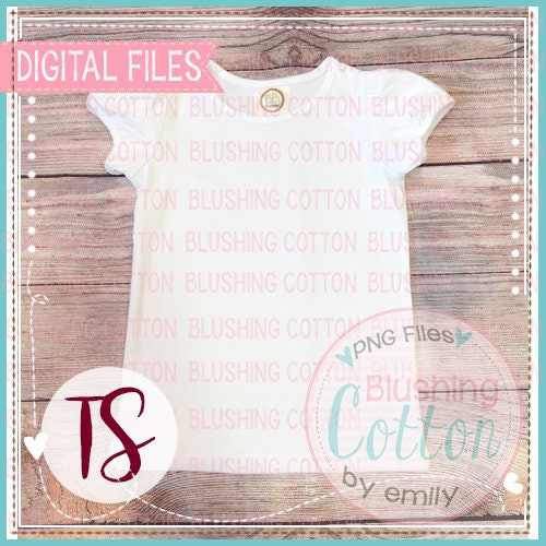 Digital File Only BB Blanks White Puff Short Sleeve Top Plain Etsy