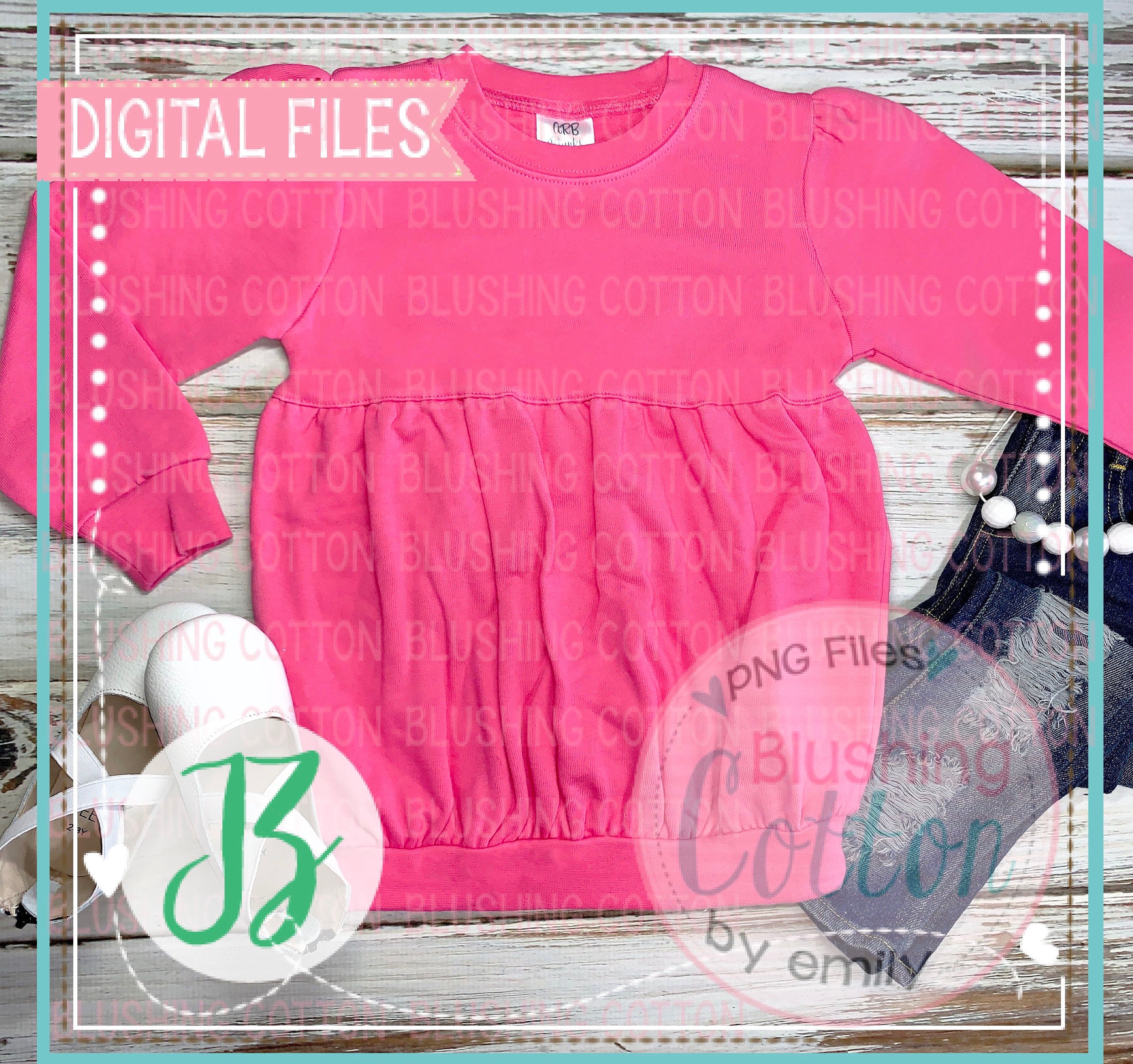 Digital File Only Arb Hot Pink Long Sleeve Bubble Sweat Shirt Etsy