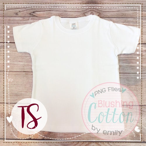 Digital File Only BB Blanks White Boys Tshirt Plain Mockup/ Etsy
