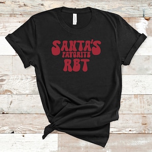Santa&#39;s Favorite RBT Red print/ ABA Christmas Tree TShirt / ABA Therapist Tee / Behavior Analyst Shirt / Christmas Tshirt / Holiday Tshirt