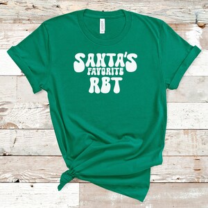 Santa&#39;s Favorite RBT white print/ ABA Christmas Tree TShirt / ABA Therapist Tee / Behavior Analyst Shirt / Christmas Tshirt / Holiday shirt
