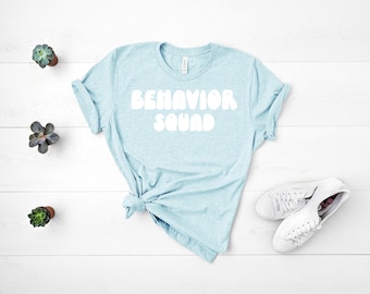 Behaviour Squad ABA Therapeut Shirt, Angewandte Verhaltensforscherin Tee