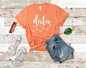 Camiseta para terapeutas ABA basados en datos, regalo para analistas de comportamiento