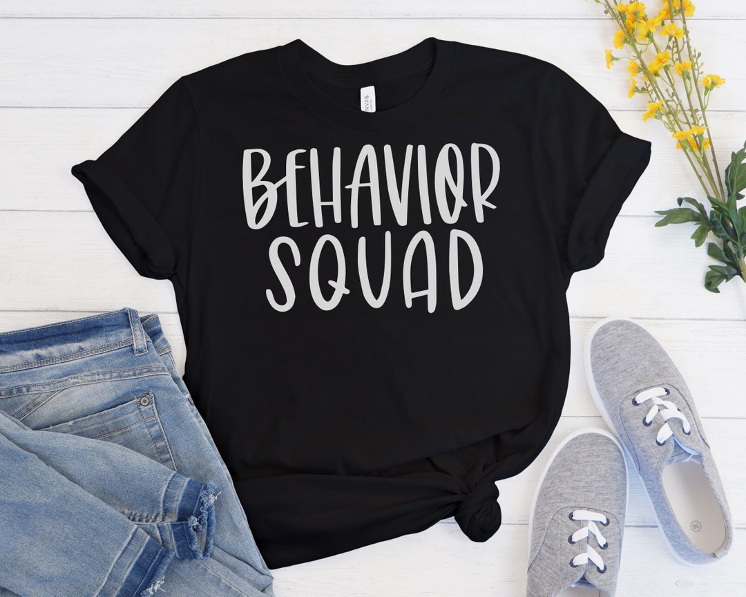 Behavior Squad ABA Therapist Shirt: Cotton Graphic Tee - Etsy