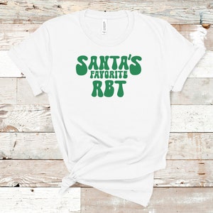 Santa&#39;s Favorite RBT green print/ ABA Christmas Tree TShirt / ABA Therapist Tee / Behavior Analyst Shirt / Christmas Tshirt / Holiday shirt