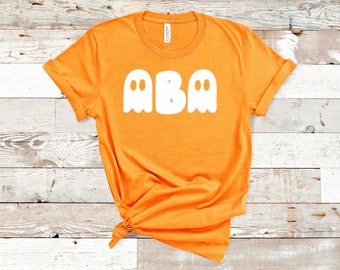ABA Ghost Halloween shirt / ABA Halloween Shirt / ABA Therapist Shirt / Behavior Analyst Shirt / Applied Behavior Analyst Tshirt