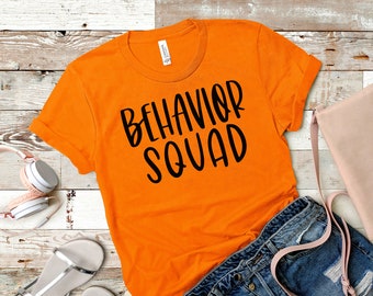 Behavior Squad ABA Halloween Shirt / ABA Tshirt / ABA Therapist Shirt / Behavior Analyst Shirt / Applied Behavior Analyst Tshirt