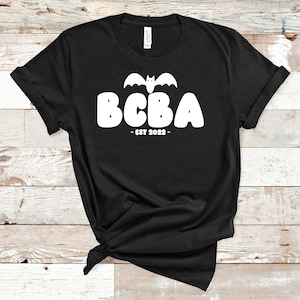 Bat BCBA Halloween shirt / ABA Halloween Shirt / ABA Therapist Shirt / Behavior Analyst Shirt / Applied Behavior Analyst Tshirt