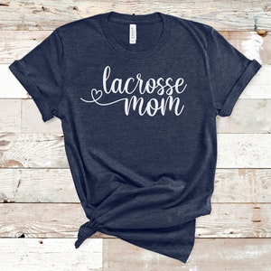 Lacrosse Mom T-Shirt, Stylish Sports Tee