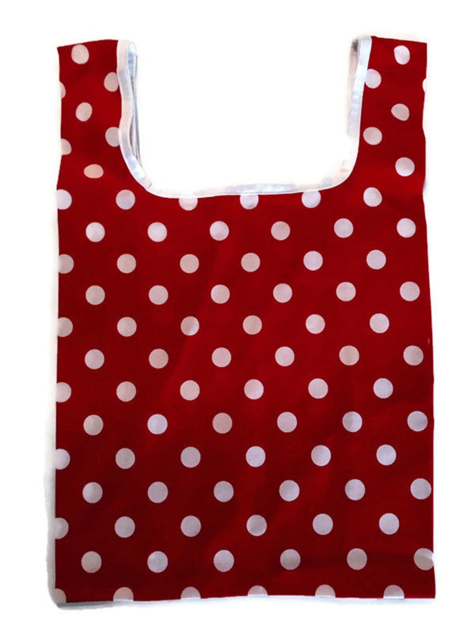 Reusable Cotton Grocery/ Shopping Bags in Conversation Heart or Polka ...