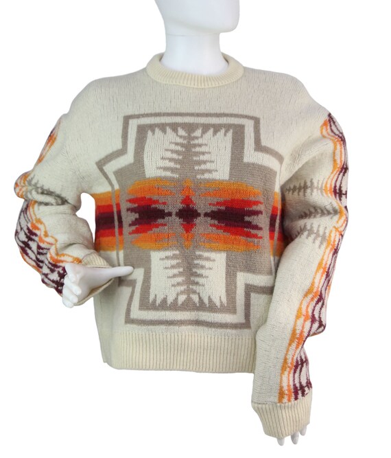 pendleton aztec sweater