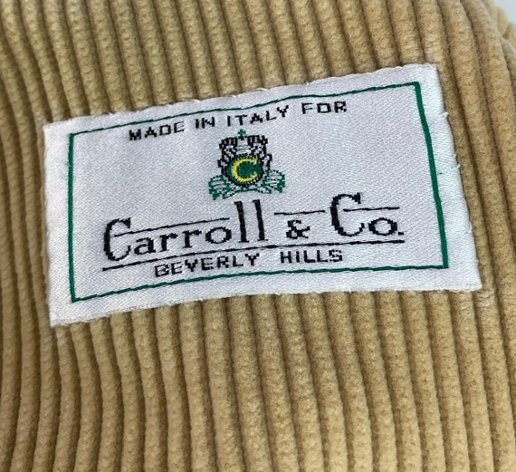 Carroll & Co. Light Tan Corduroy Chore Jacket, Ma… - image 7