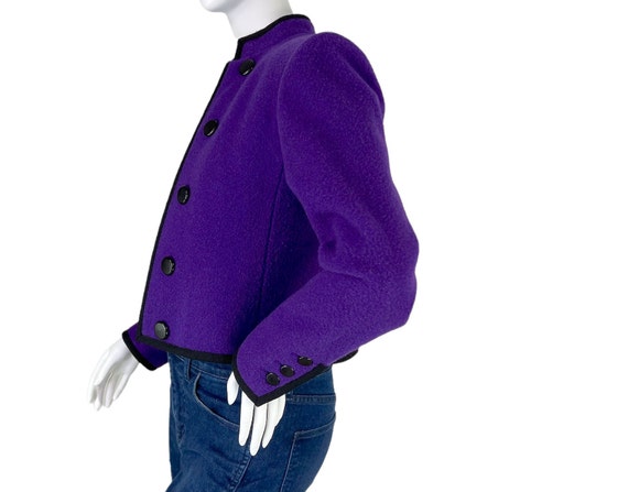Yves Saint Laurent Rive Gauche Vintage 80s Purple… - image 6