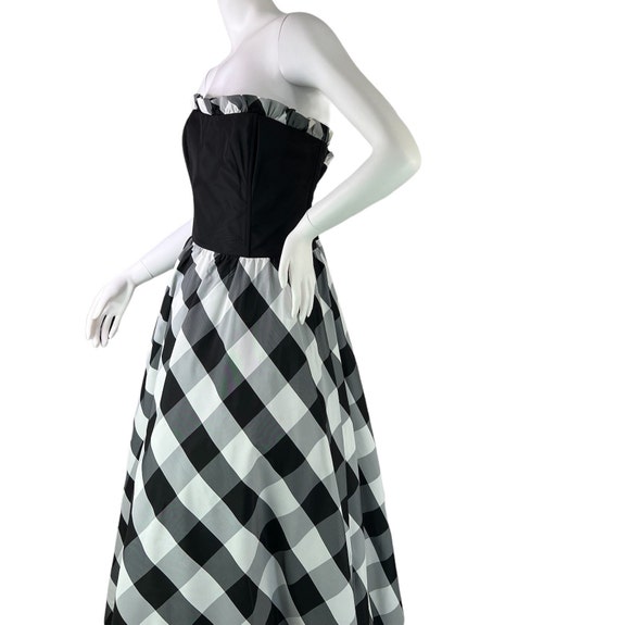 Gunne Sax Jessica McClintock Vtg 80's Plaid Check… - image 6