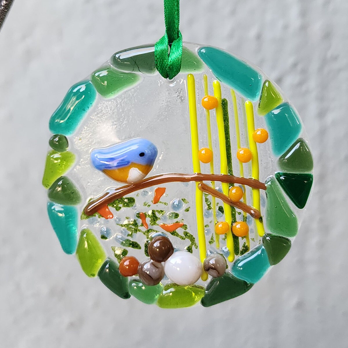 Fused Glass Ornament/sun Catchers Handmade Etsy