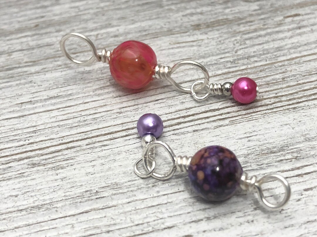 Knitting Increase Row Reminder Stitch Markers, Gift for Knitter, Snag ...