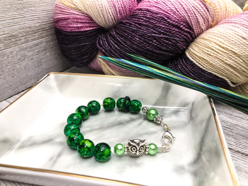 Cute Owl Abacus Counting Bracelet Row Counter Knitting & Etsy