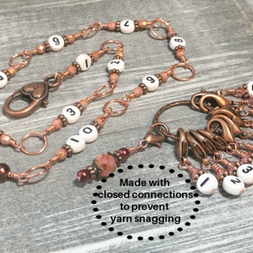 Knitting Row Counter Chain for Knitters Knitting Gift for - Etsy