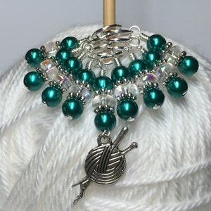 Yarn Charm Stitch Marker Set | SNAG FREE Progress Keepers, Mother&#39;s Day Gift for Knitter