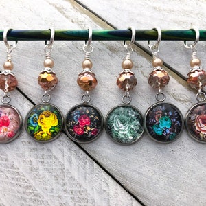 Flower Stitch Markers: Snag Free Knitting Charms