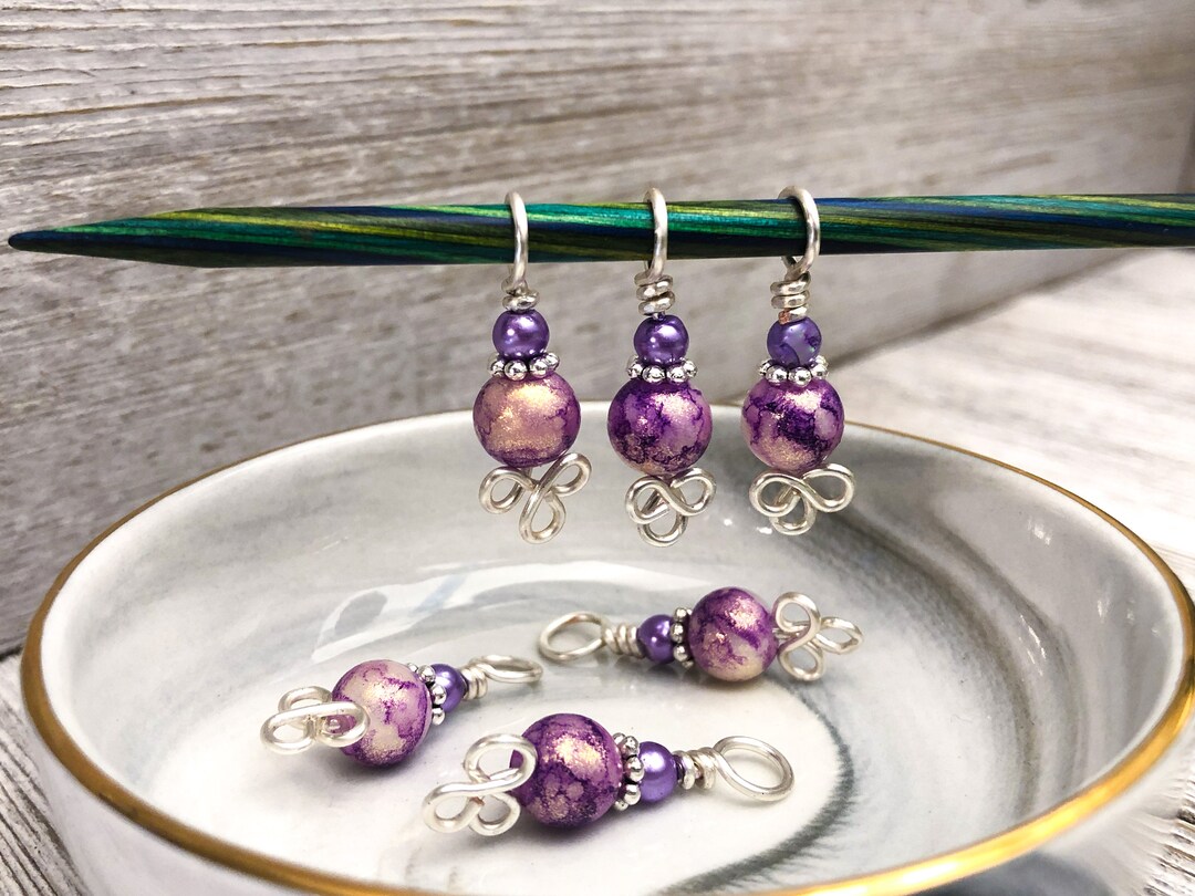 Celtic Ritual Markers Celtic Knot Stitch Markers: Tarnish Resistant Knitting Tool - Etsy