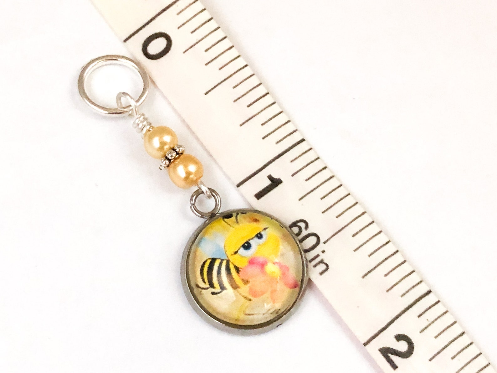 Honey Bee Stitch Markers for Knitting Select Clasps for Etsy