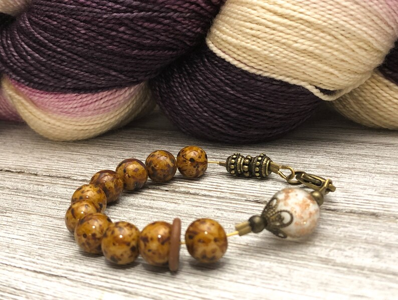 Speckled Abacus Counting Bracelet Row Counter Knitting & Etsy