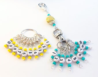 Row Counter Stitch Markers for Knitting or Crochet, Gifts for Knitter, Mother's Day Gift for Knitter