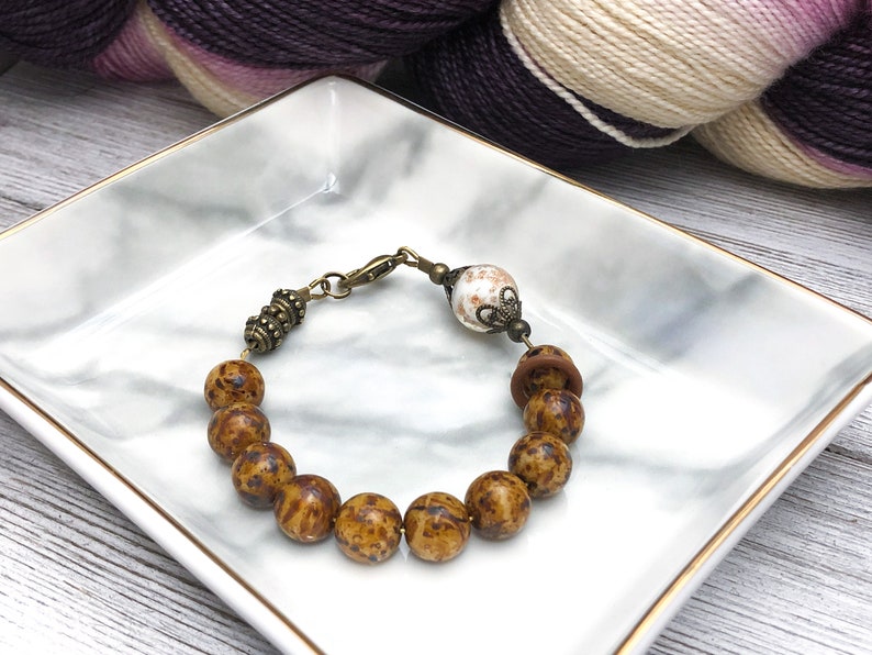 Speckled Abacus Counting Bracelet Row Counter Knitting & Etsy