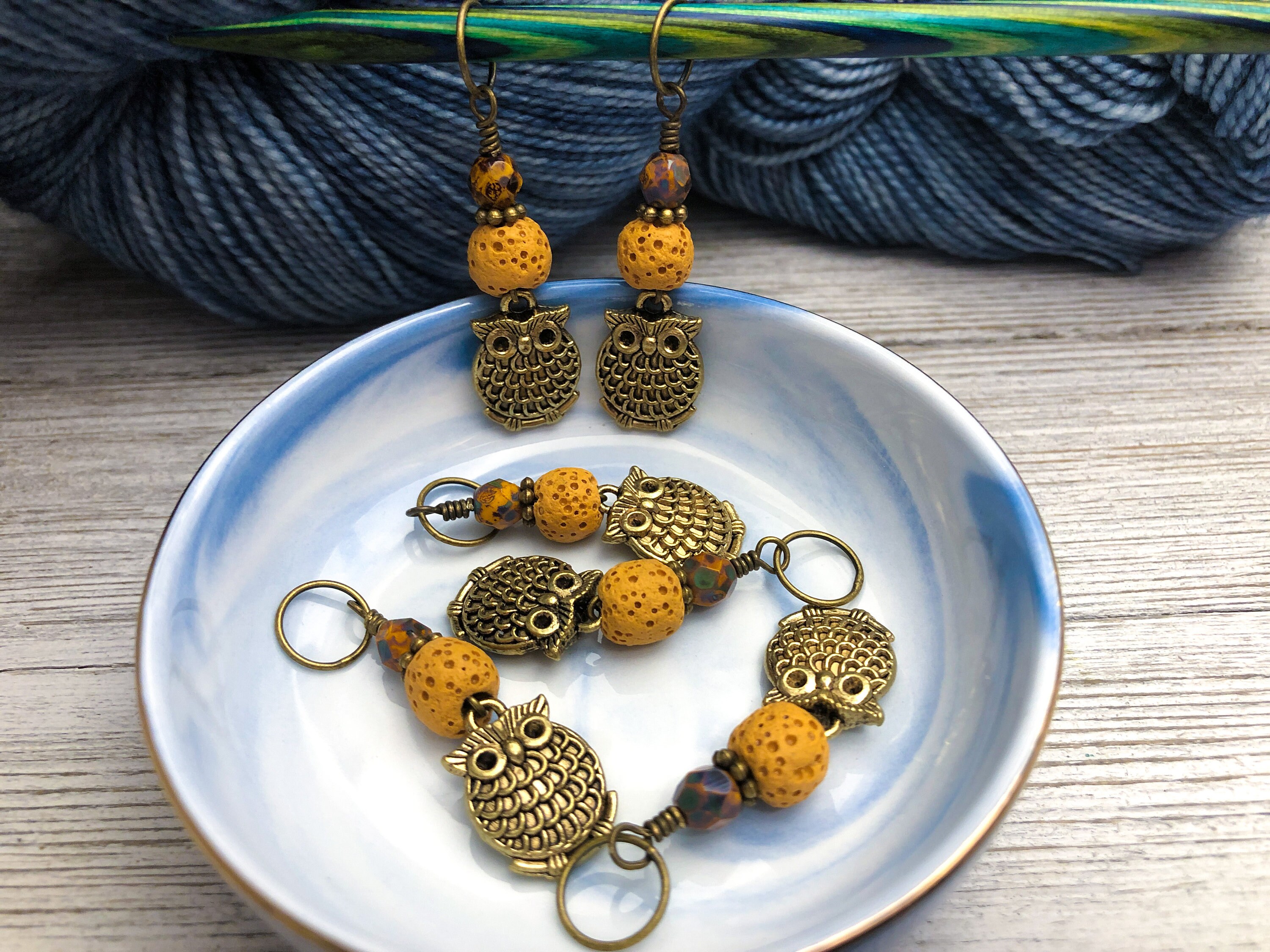 Owl Stitch Markers for Knitting or Crochet Gifts for Etsy