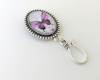 Butterfly Magnetic Portuguese Knitting Pin, Gift for Knitter, Mother's Day Gift for Knitter