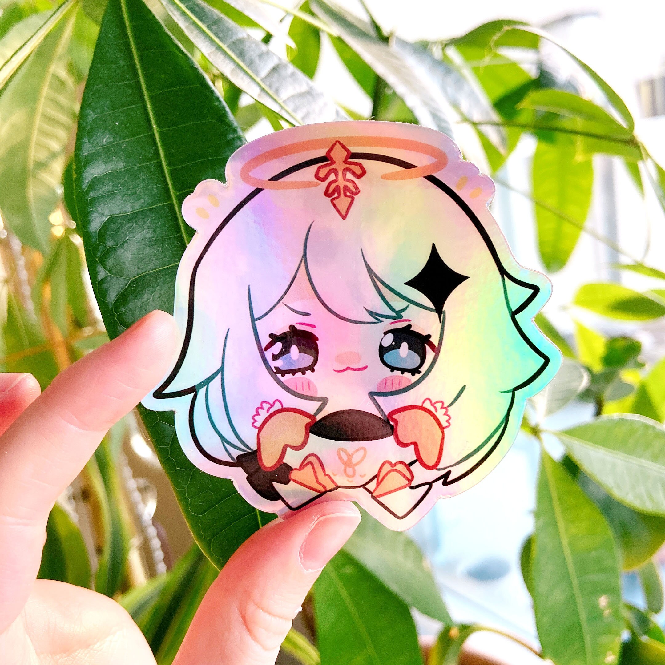 Planner stickers Kawaii sticker holo star stickers kawaii Genshin Impact sticker Genshin sticker