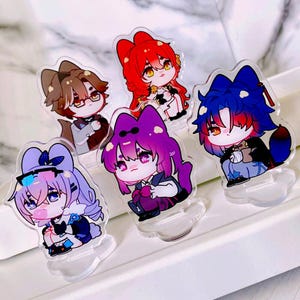 Honkai Star Rail Acrylic Stands - Desk Pals, Kafka, Himeko, Gepard, Loucha, Huo Huo, Dan Heng, March 7, Guinaifen, Xueyi, Hanya, Trailblazer