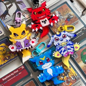 Renamon Keychain - Etsy